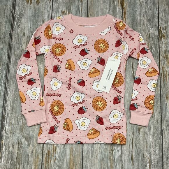 Baby Girl Cotton Long Sleeve Tight Fit Pajamas 2-Piece Set Size 12M - Picture 3 of 6